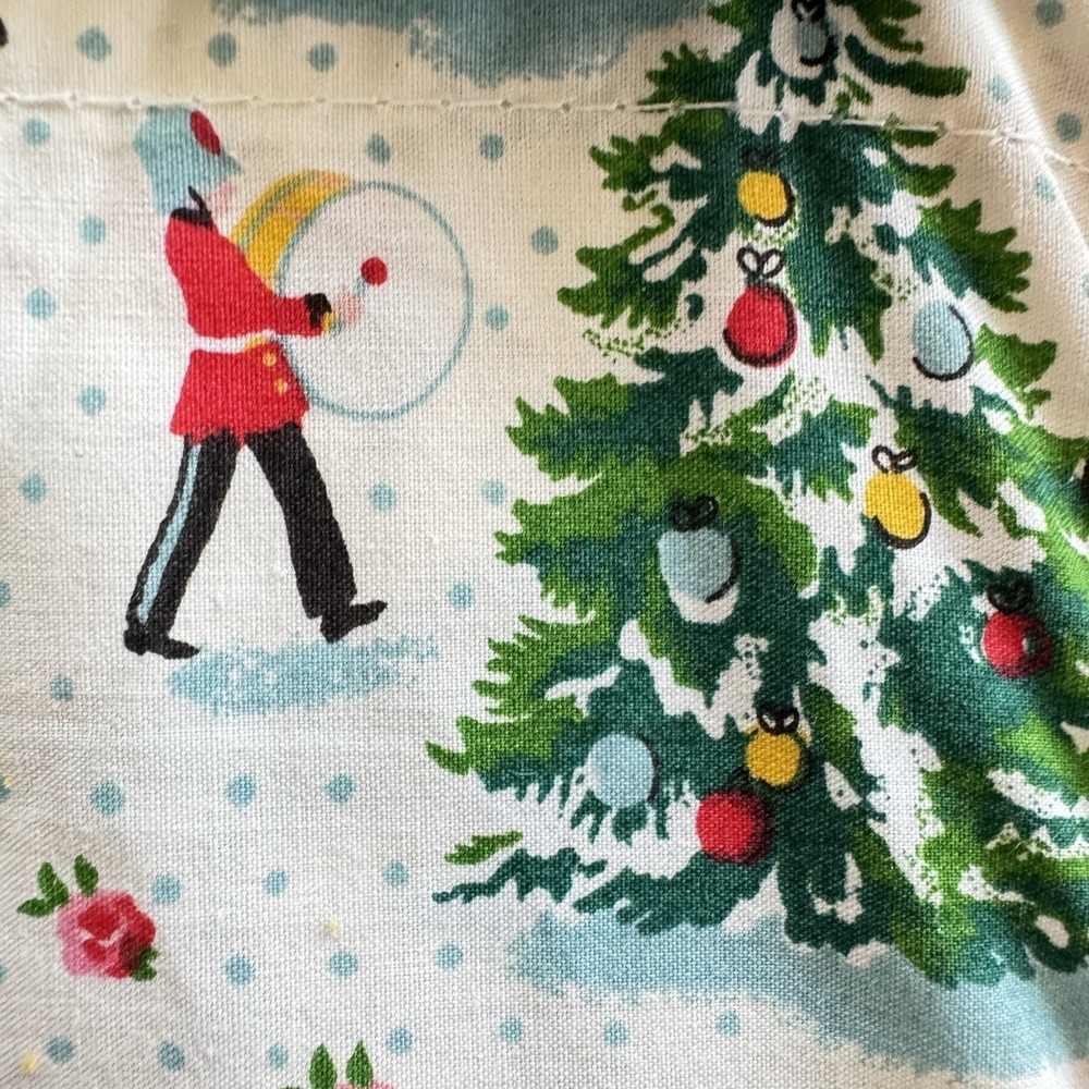 Cath Kidston London 3 Pc TWIN Christmas Village Winter Sheet Set 100% Cotton - Picture 5 of 10